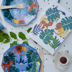 Tropical Animals Party Bags (Set of 8)