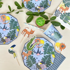 Tropical Animals Party Bags (Set of 8)