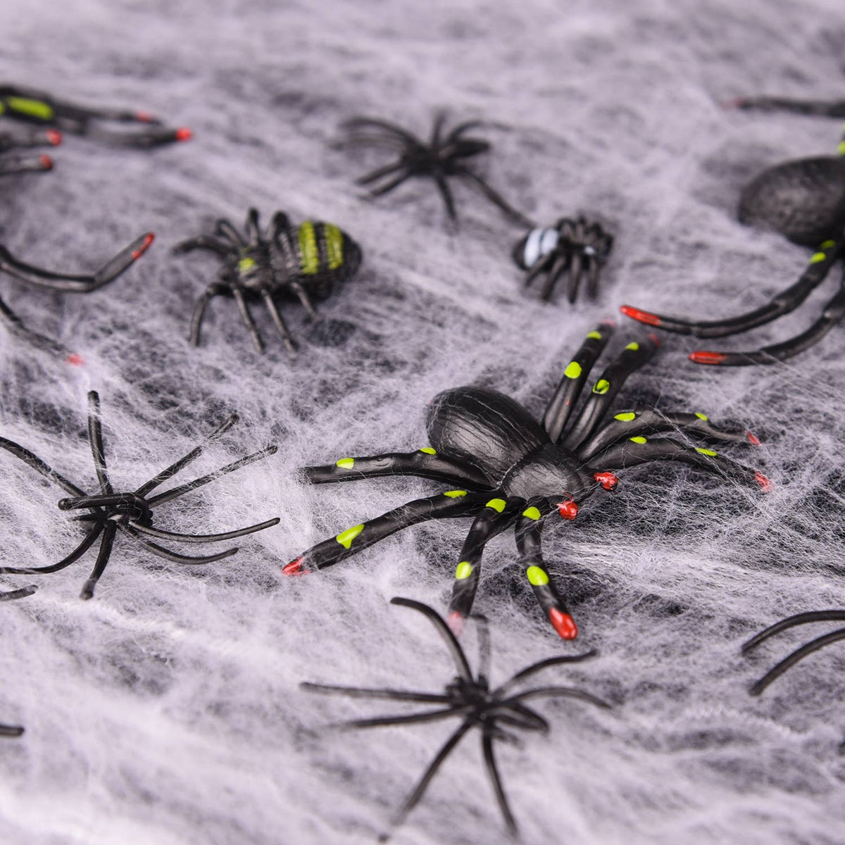 Halloween Spider & Web Decorations