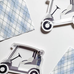 Argyle Large Disposable Paper Napkins (24pcs)