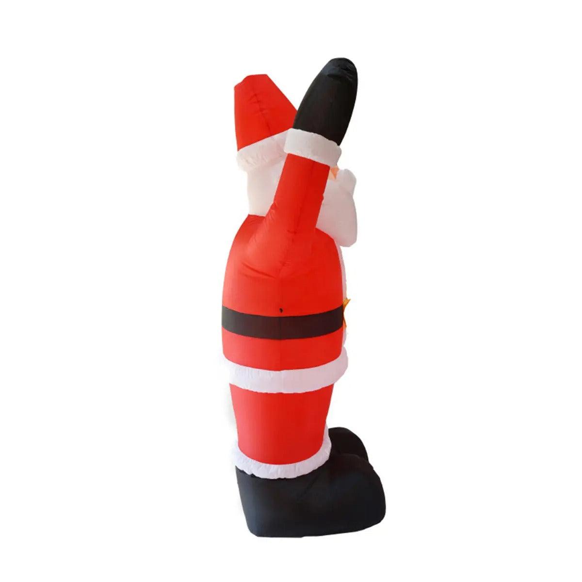 8 ft Lighted Inflatable Santa Claus