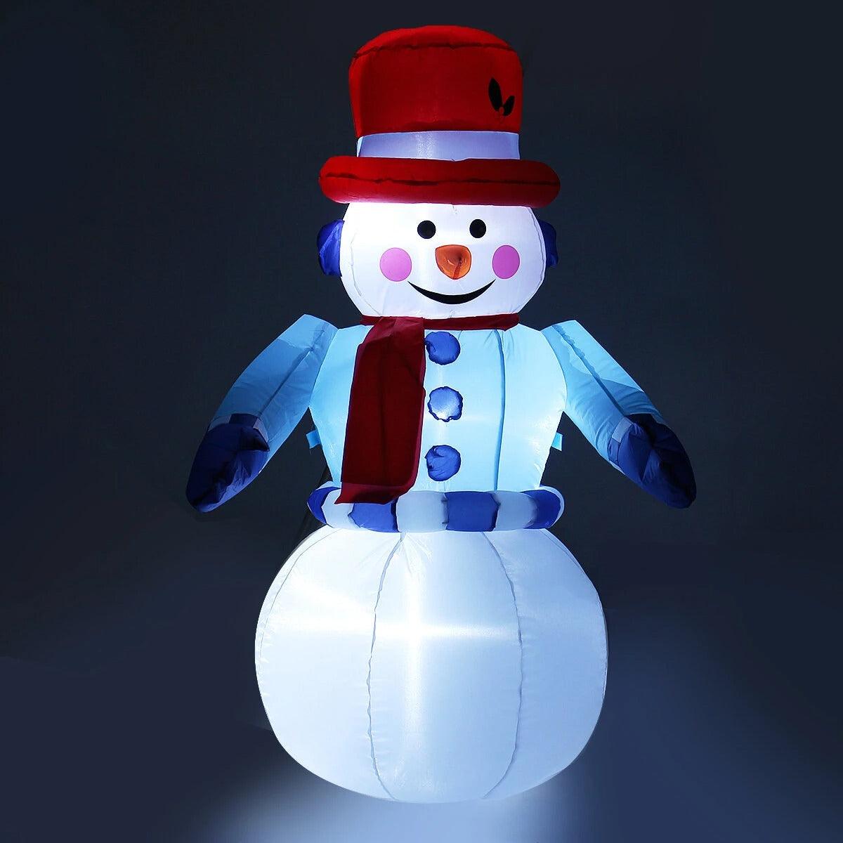 LED Inflatable Snowman Model for Christmas