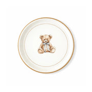 Baby Bear Plush Light Blue Dessert Plates, 12pcs