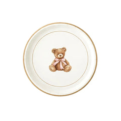 Baby Bear Plush Pink Baby Shower Dessert, 12pcs