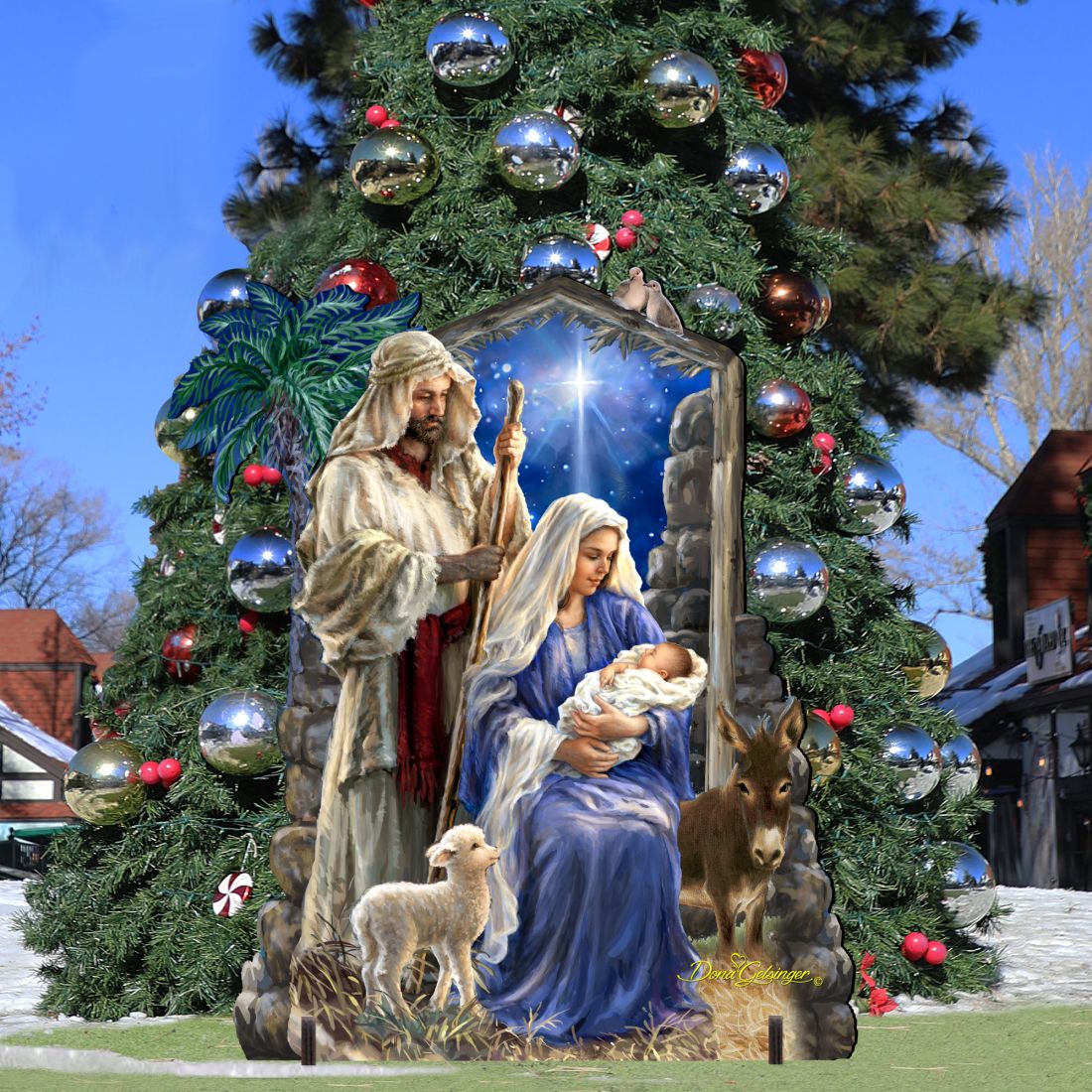 Holy Night Nativity Outdoor Decor by D. Gelsinger - Nativity Holiday Decor - 8461041F-1618