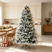 Snowy Frosted Artificial Christmas Tree