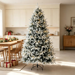 Snowy Frosted Artificial Christmas Tree
