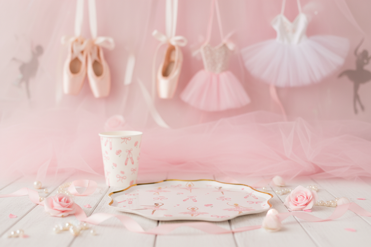 Ballerina Dessert Plates 8" (Set of 8)