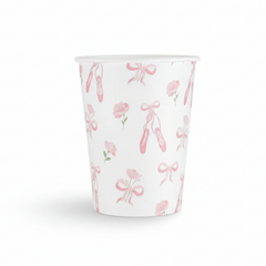 Ballerina Paper Cups 9oz (8 Pack)