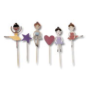 Ballet Cupcake Toppers (8pcs)