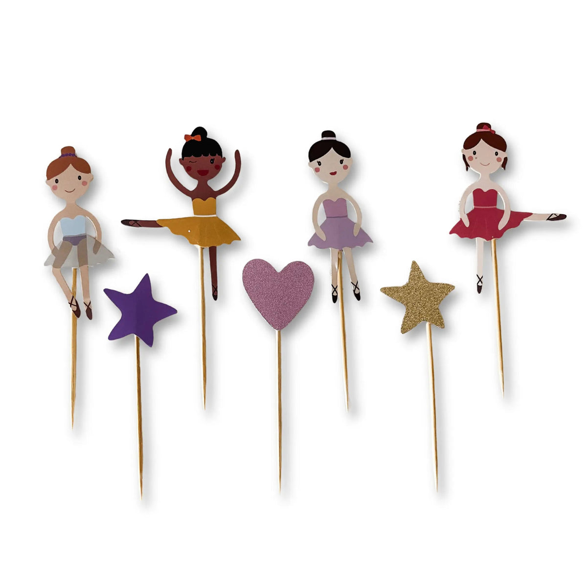 Ballet Cupcake Toppers (8pcs)