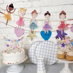 Ballet Glitter Charm Banner