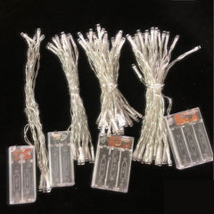 Battery-Powered LED Christmas String Lights