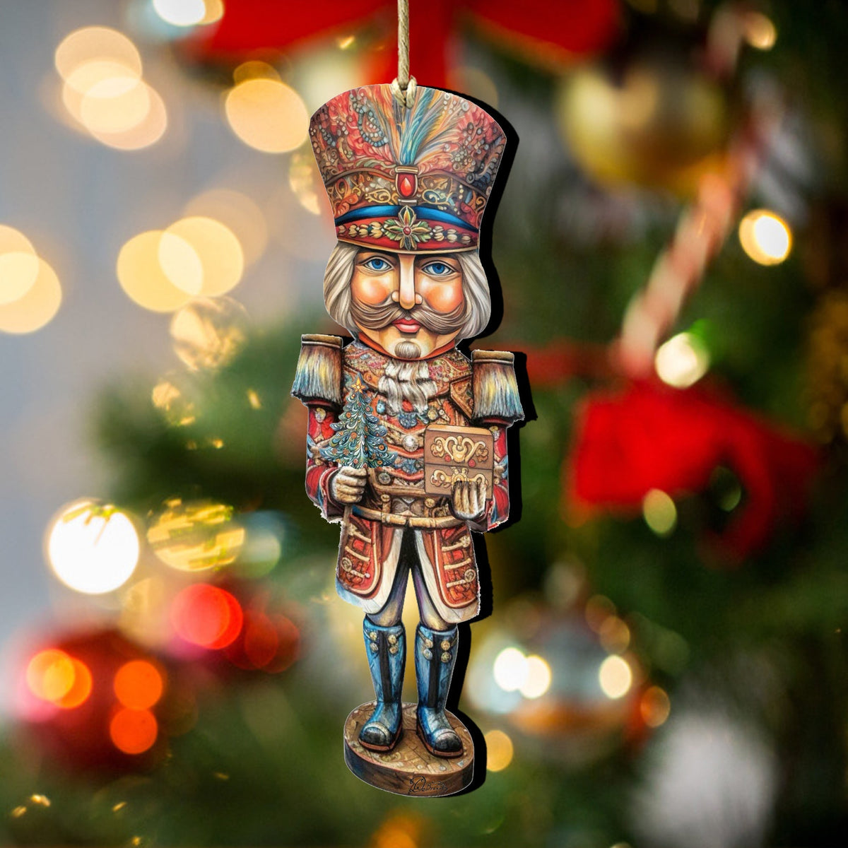 Nutcracker Prince Wooden Ornaments by G. Debrekht Christmas Decor