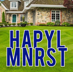 Bebas 22.75" Solid Color Common Yard Letters Set