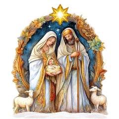 Nostalgic Nativity Scene Outdoor Decor by G. Debrekht - Nativity Holiday Decor - 8611074F