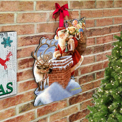 Faithful Friends Holiday Door Decor by D. Gelsinger - Christmas Decor - 8461050H-0105