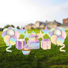 Birthday Flair Yard Decoration Accessories