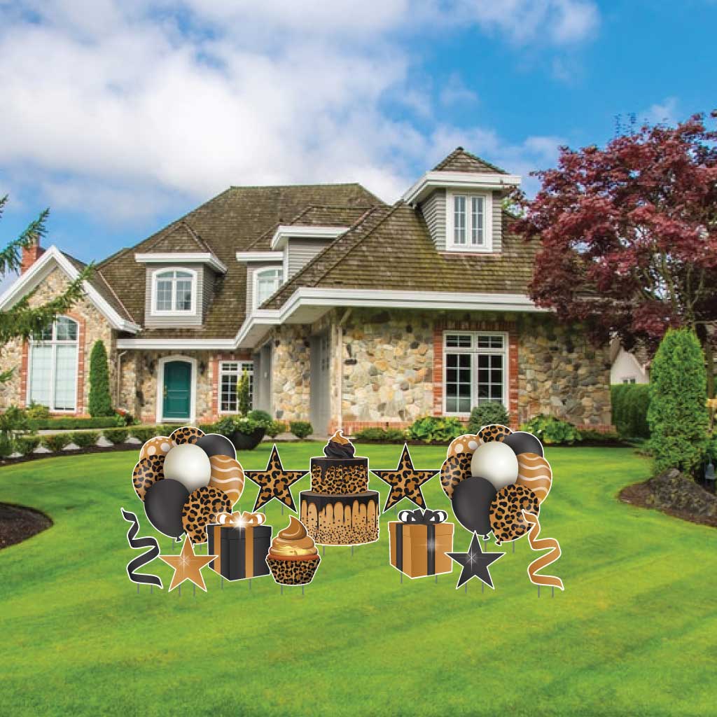 Birthday Flair Yard Decoration Accessories