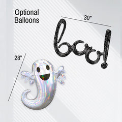 Classic Halloween Balloon Garland Kit– Black, Orange, Ghost & Bats