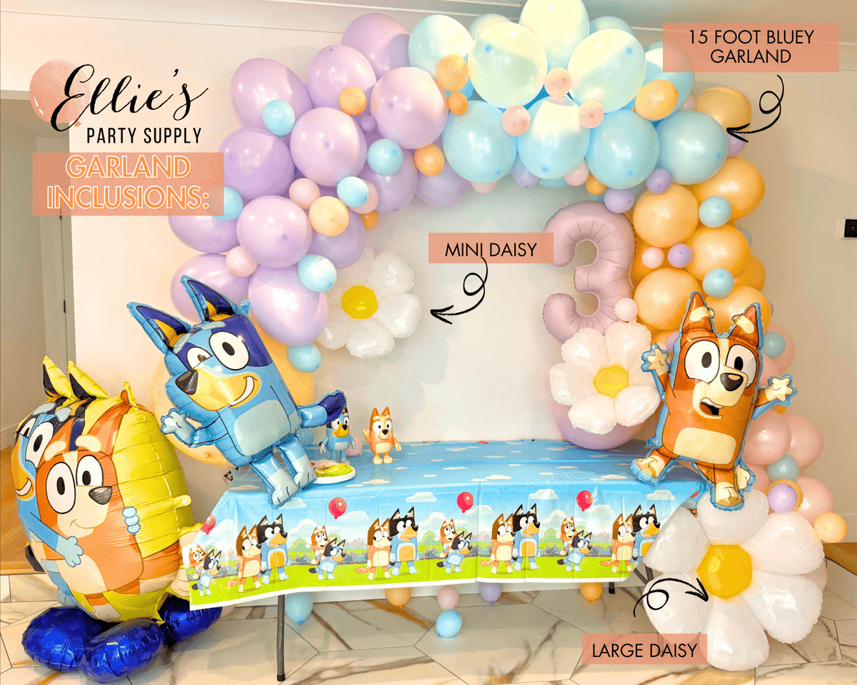 Blue Dog-Inspired Balloon Garland Kit