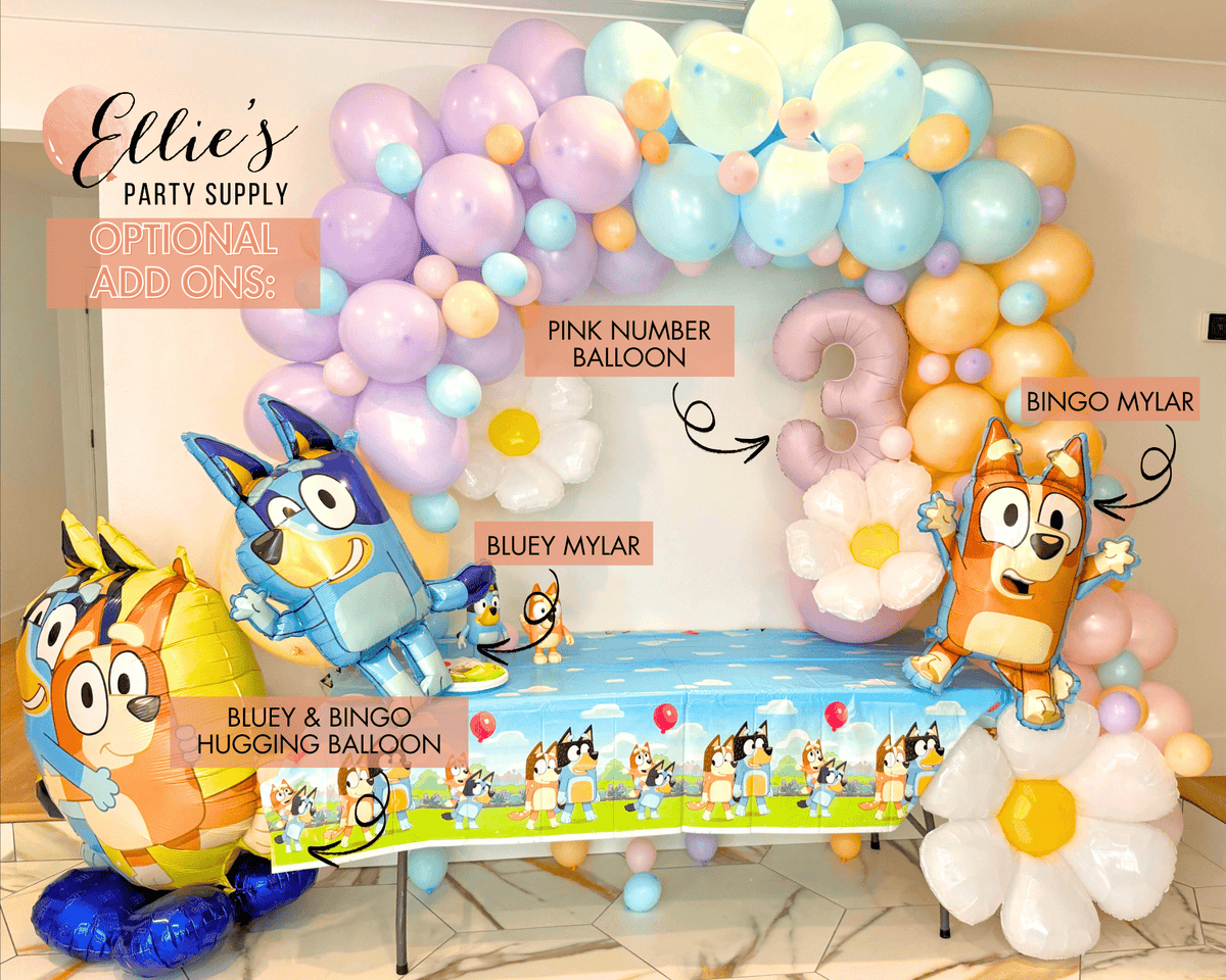 Blue Dog-Inspired Balloon Garland Kit