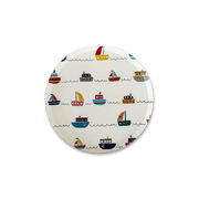 Boat Party Plates (8pcs) – Nautical Disposable Plates 7"