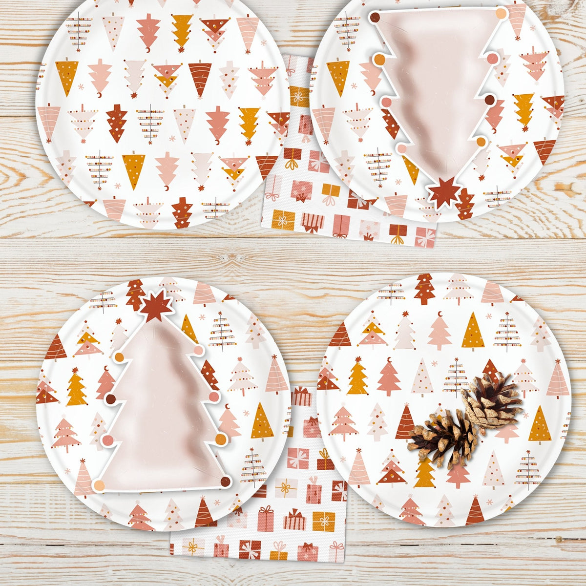 Christmas Present Icon Napkins