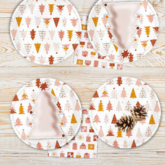 Christmas Tree Icon Cups