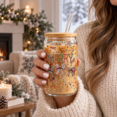 Sequin MERRY 17oz