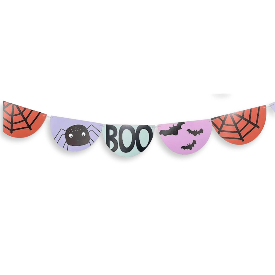 Bright Scalloped Halloween Banner