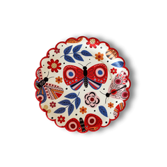 Butterfly Dessert Plate (8pcs)