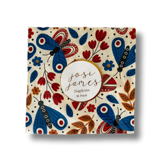 Butterfly Large Disposable Paper Napkins (16pcs)
