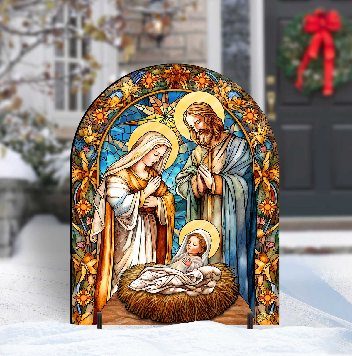 Classic Nativity Outdoor Decor Yard Decor by G. Debrekht - Nativity Holiday Decor