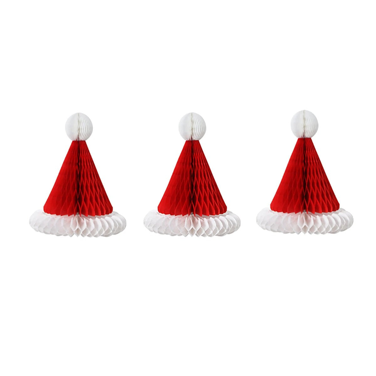 Merry Christmas Hat and Tree Latex Balloon Set