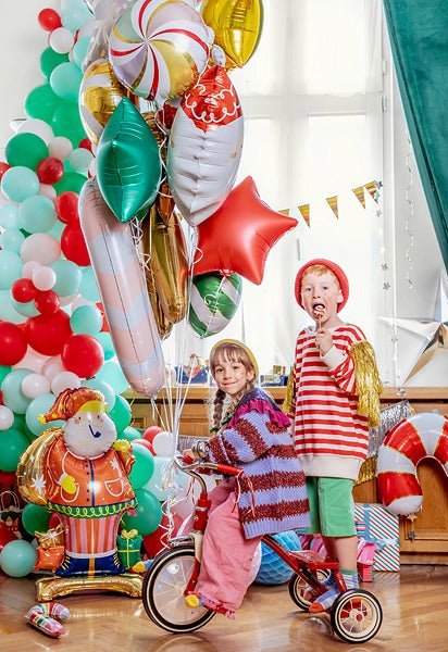 Candy Cane Balloons