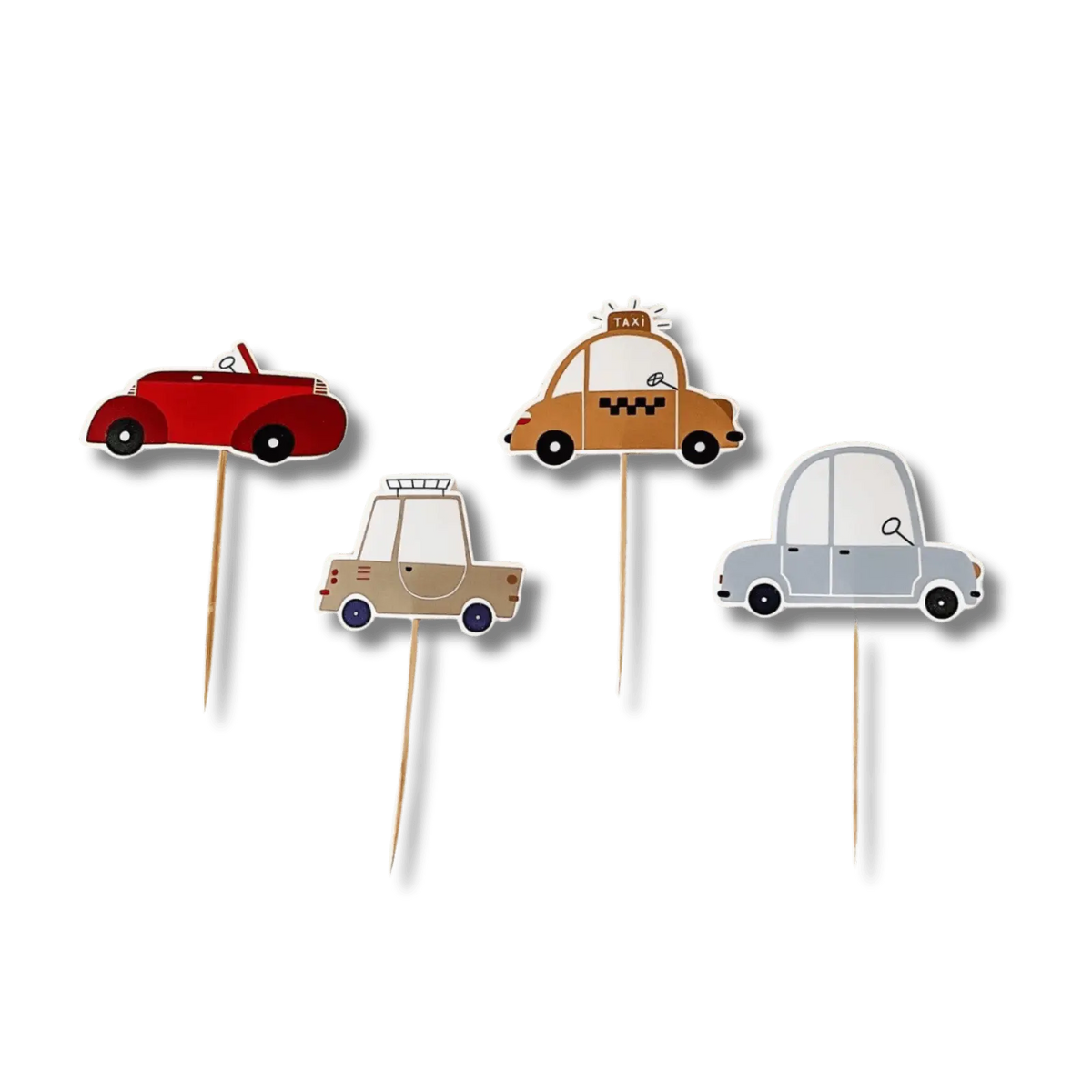 Car Cupcake Toppers (8pcs)