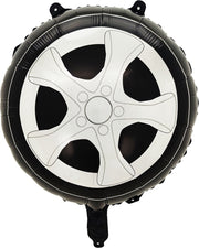 Car Tire Foil Balloon – 18" Round | Double-Sided | Self-Sealing (Air or Helium Fill)