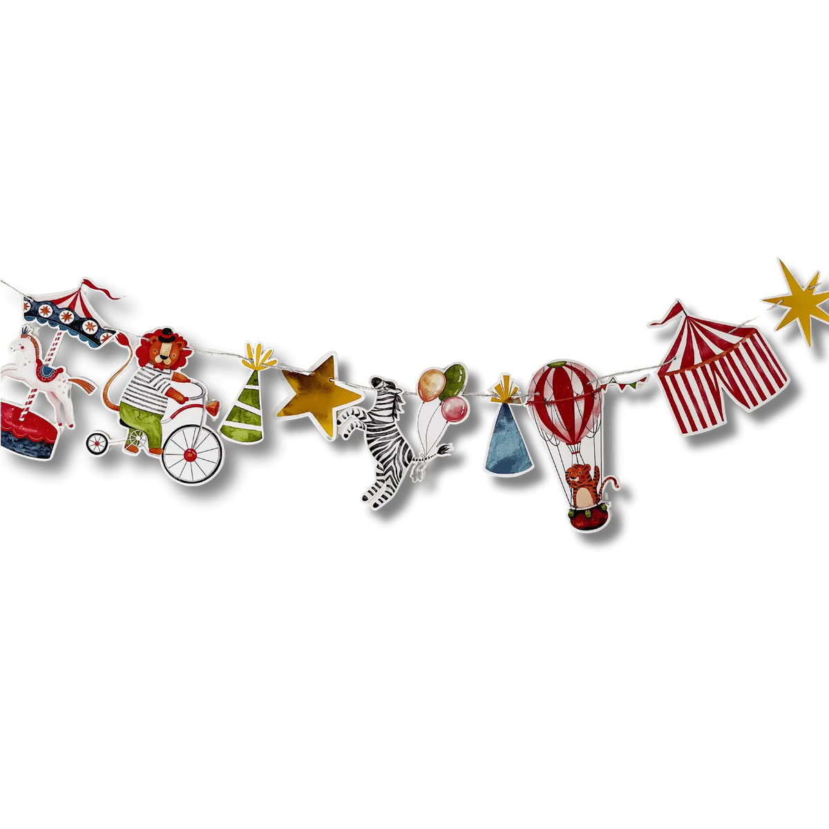 Carnival Banner – Circus Garland, 8ft