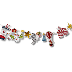 Carnival Banner – Circus Garland, 8ft