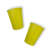 Chartreuse Solid Cups (12pcs)