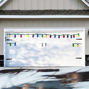 Colorful Christmas Light Bulb Magnetic Decorations - 20pc Set