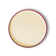 Cream Plate Red Trim, Paper Party Plate (8pcs)