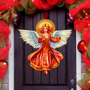 Angel with Love Holiday Door Decor by G. Debrekht - Nativity Holiday Decor - 8652816H