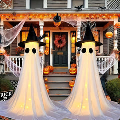 Halloween Decor Spooky Ghost Yard Stake With Stake Weatherproof Porch Garden Decorations For Front Yard Haunted House Props