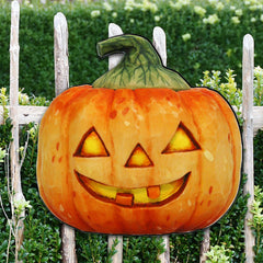Pumpkin Halloween Door Decor by G. DeBrekht - Thanksgiving Halloween Decor - 8158414H