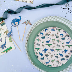 Dinosaur Cupcake Toppers – (12pcs) The Ultimate Dino Party Decor