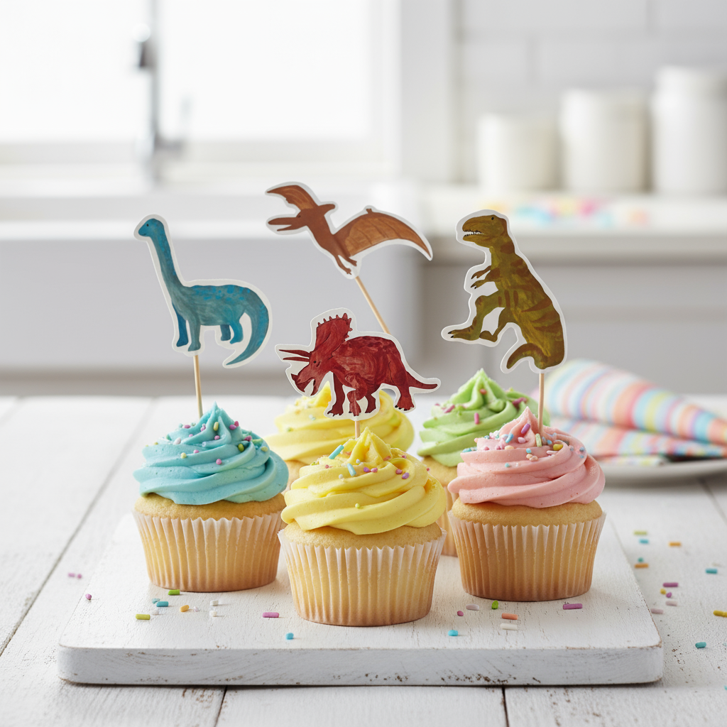 Dinosaur Birthday Party Supplies Kit – Dino Party | Plates, Cups, Napkins | Party in a Box