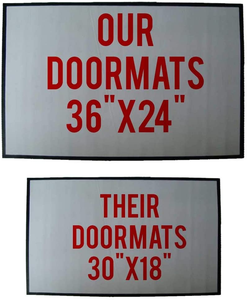 Personalized 'Be Merry' Christmas Door Mat