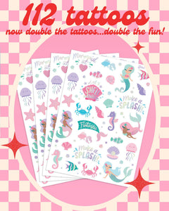 Mermazing Tats - 112 temporary tattoos